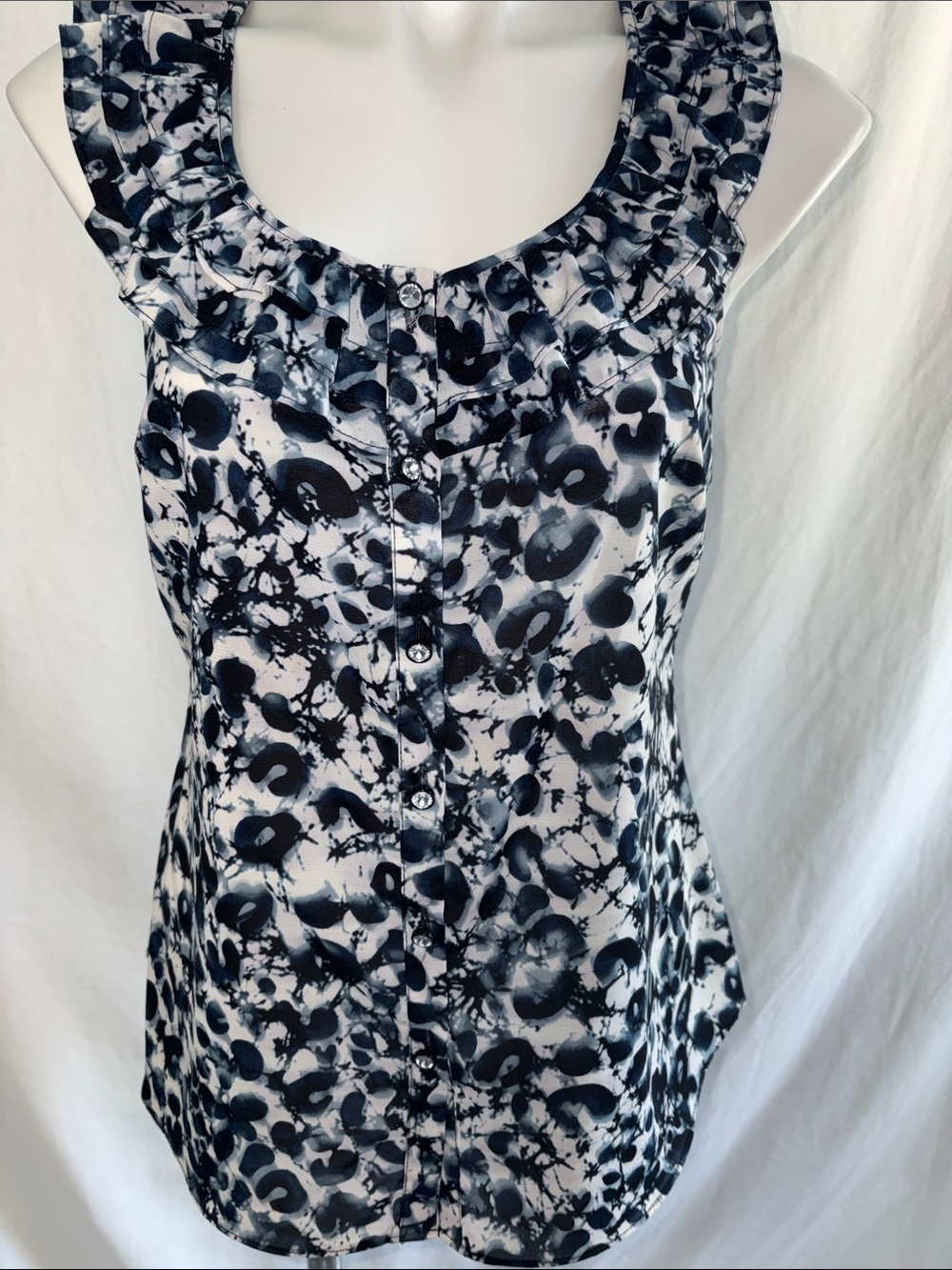 Spense Multicolor Floral Ruffle Neck Camisole